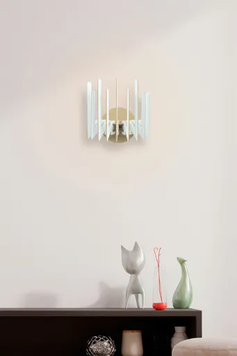 Aplica de perete, Opviq, 390FLH2107, Alb