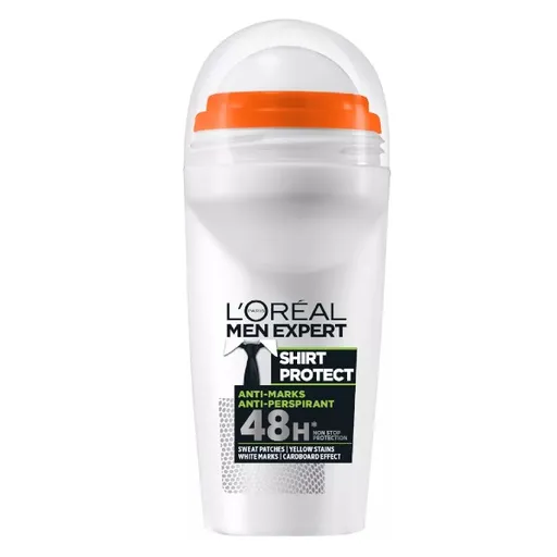 L'Oréal Paris Antiperspirant pentru bărbați cu bilă Men Expert Shirt Protect 50 ml