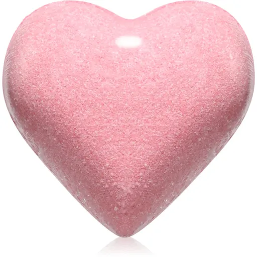 Delia Cosmetics Fizzing Bath Heart Wild Strawberry bombă de baie cu aroma de capsuni 100 g