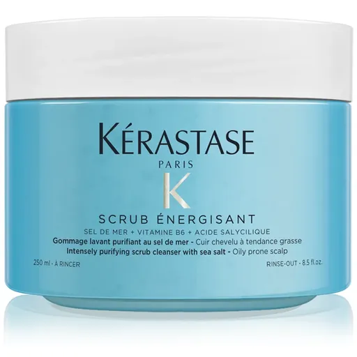 Kérastase Fusio Scrub Énergisant exfoliant de curățare pentru un scalp seboreic 325 g