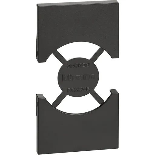 Placa pentru priza standard italian/german Bticino Living Now KG03, negru