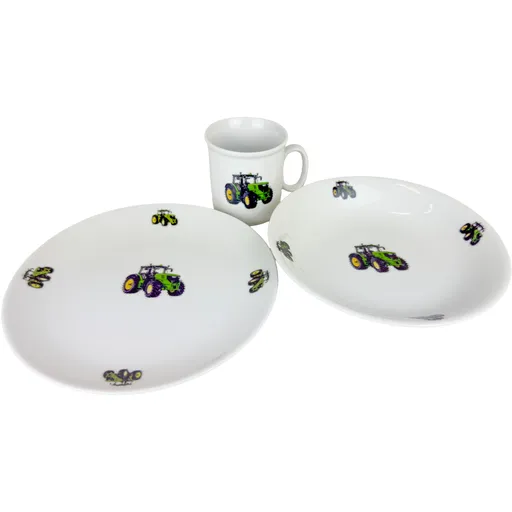 Set de masă pentru copii din 3 piese Thun Tractornou