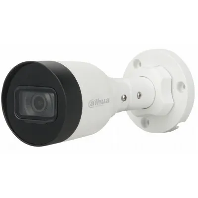 Camera bullet IP Dahua IPC-HFW1230S1-0280B-S5, 2MP, lentila 2.8mm, H.265+, IR 30m, PoE, IP67, fara slot card