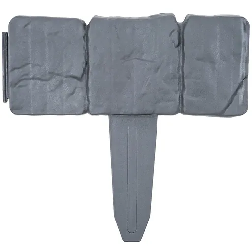 Palisadă de grădină - bordură 4Home Stone, 2,5 m, gri