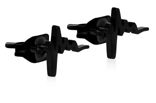 Troli Cercei negri originali Heartbeat