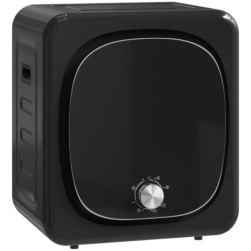 HOMCOM Uscător de rufe cu evacuare electric 800 W 4 Kg cu 5 moduri de uscare, cuvă din oțel inoxidabil, încărcare frontală | Aosom Romania