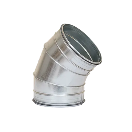 Piesa speciala, cot 45°,din segmente faltuite, diametru Ø250, cu garnitura