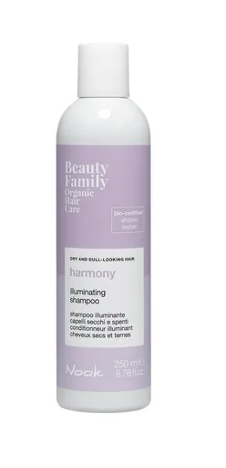 Sampon Organic Pentru Stralucirea  Parului Uscat Si Tern Nook Beauty Family Harmony Illuminating Shampoo 250ml