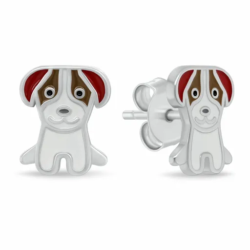 Brilio Silver Cercei jucăuși din argint Câini EA1208W