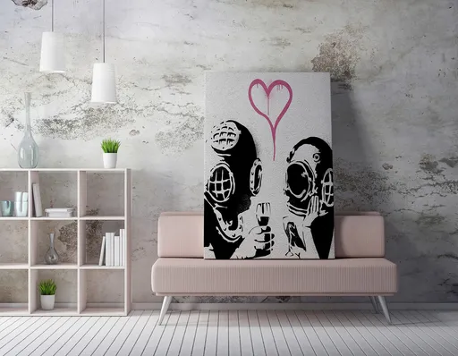 Tablou decorativ, WY13 (50 x 70), Canvas imprimat, Multicolor