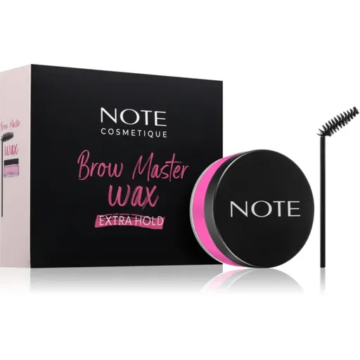 Note Cosmetique Brow Master Wax ceară de fixare pentru sprâncene cu pensula 50 ml