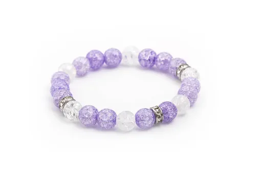 Agato Brățară cu mărgele din cristal MINK93 / 17