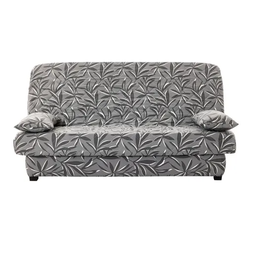 Husă de pernă pentru canapea clic-clac cu imprimare de frunze