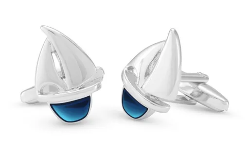 Troli Butoni de manșetă de design Corabie KS-169B