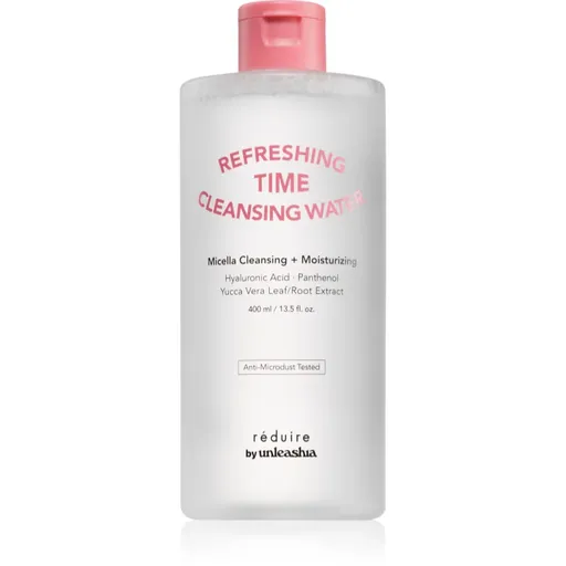 Unleashia Reduire Refreshing Time Cleansing Water apa de curatare calmanta cu acid hialuronic 400 ml