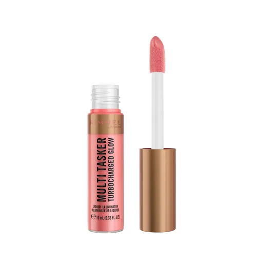 Rimmel Iluminator lichid Multi-Tasker Turbocharged Glow (Liquid Illuminator) 10 ml 002 Rosy Rebel