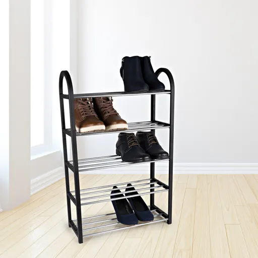 Un suport de pantofi cu cinci etaje