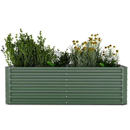 Blumfeldt High Grow Straight ghiveci, 1200 L, Ergonomic, Rezistent la intemperii, Bază deschisă