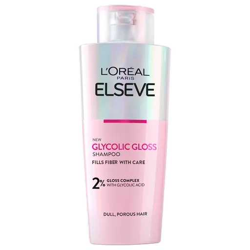 L'Oréal Paris Șampon cu acid glicolic Elseve Glycolic Gloss (Shampoo) 200 ml
