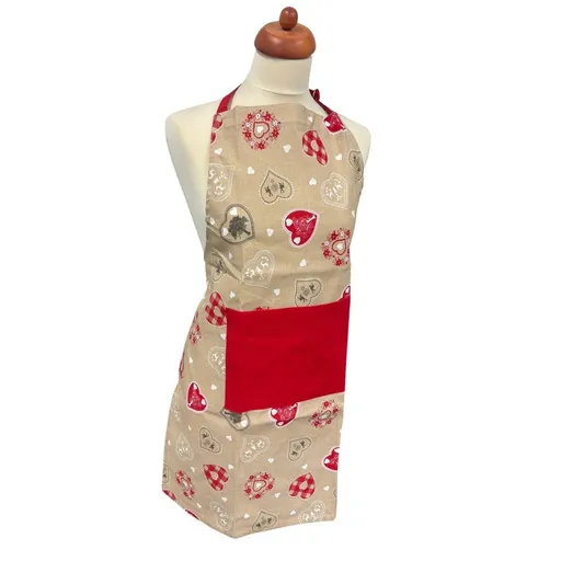 Șorț de bucătărie Home Elements Inimă de Crăciun, 60 x 80 cm