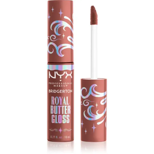 NYX Professional Makeup Bridgerton Royal Butter Gloss lip gloss culoare 02 Praline 8 ml