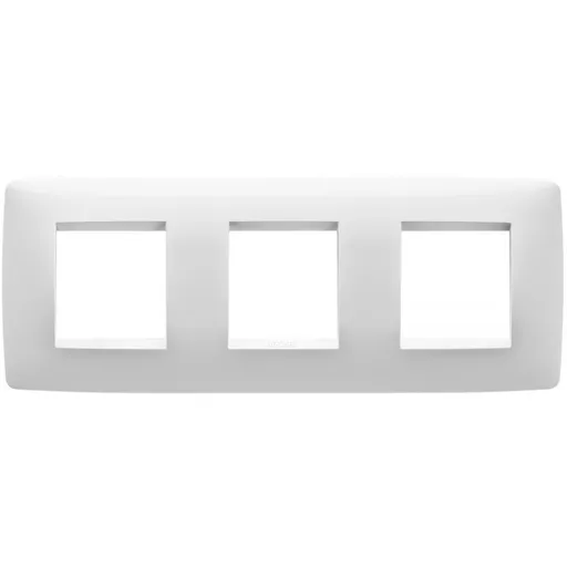 Rama ornament 2+2+2 module Gewiss Chorus One International GW16126TB, alb