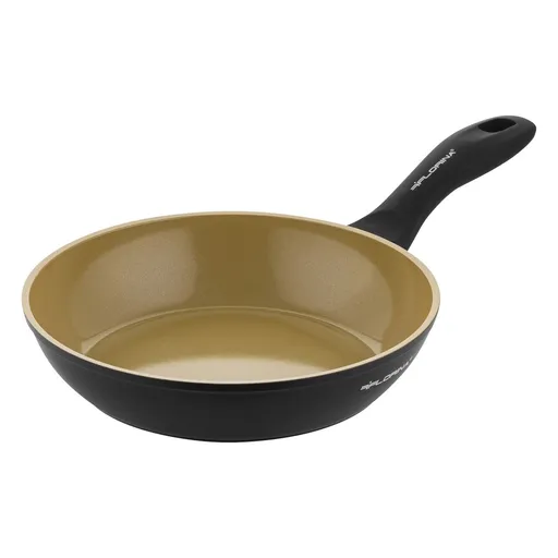 Tigaie Florina din aluminiu AmVegan de MateuszGessler, 20 cm, negru, diam. 20 cm