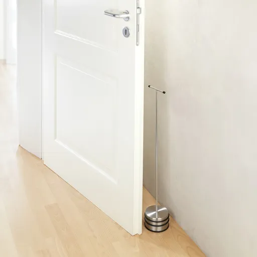 Opritor pentru usa Big Boy, Wenko, 11x68 cm, inox/TRP, argintiu/negru