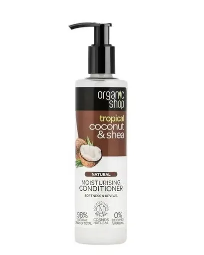 Organic Shop Balsam hidratant Nucă de cocos și unt de shea (Moisturising Conditioner) 280 ml