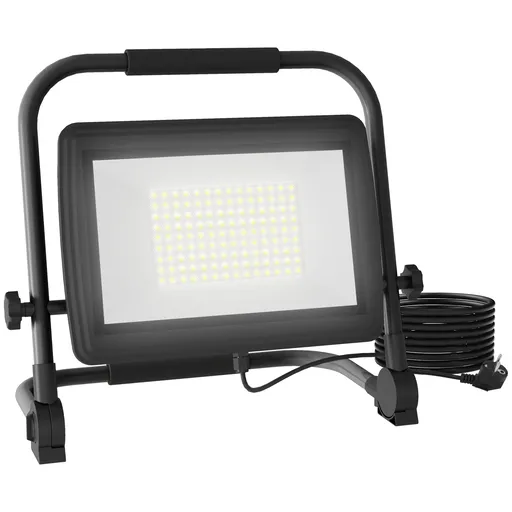 HOMCOM Lampă de Lucru LED, Portabilă și Rezistentă la Intemperii, 35x20x32 cm, Negru | Aosom Romania