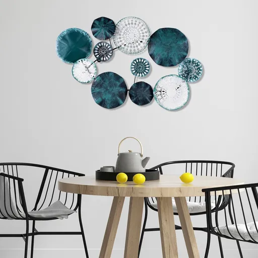 Decoratiune de perete, Metal Art Charm, Dimensiune: 82 x 50 x 5 cm, Multicolor