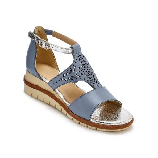 Sandale din piele cu sandale, negre