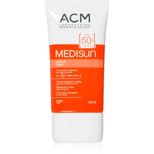 ACM Medisun protectie solara rezistenta la apa pentru fata SPF 50+ 40 ml