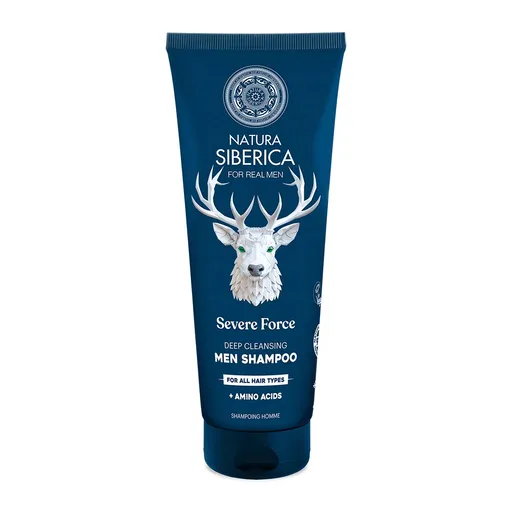 Natura Siberica Șampon de curățare profundă pentru bărbați Severe Force (Deep Cleansing Men Shampoo) 200 ml