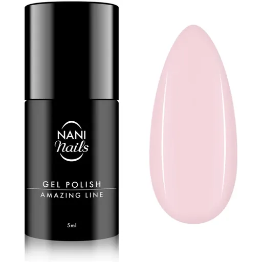 NaniNails NANI Amazing Line lac de unghii sub forma de gel culoare Pink Milk 5 ml