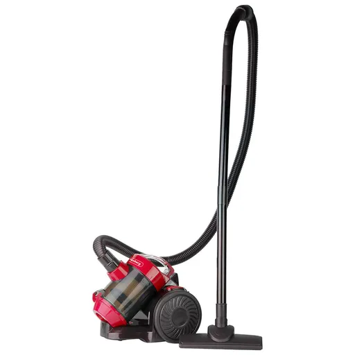 Aspirator fara sac Rosberg R51001B, 800W, HEPA, Ciclon, 2 L, Accesorii, Rosu