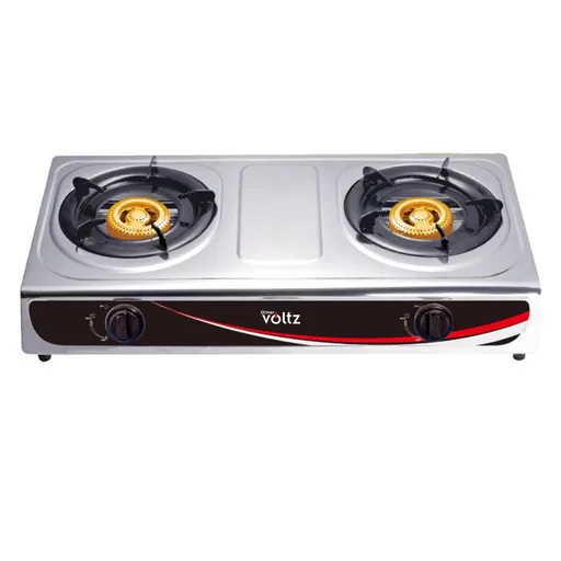 Aragaz dublu Oliver Voltz OV51454AD, 5.4 kWh, 30 mbar, Aprindere automata, Otel inoxidabil, Inox