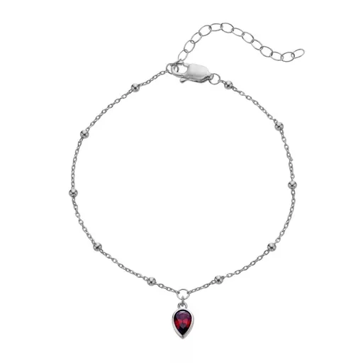 Hot Diamonds Brățară din argint pentru femeile născute în iulie Silver Whisper SWB031