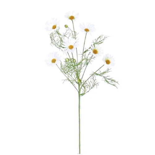 Margaretă artificială albă, 79 cm