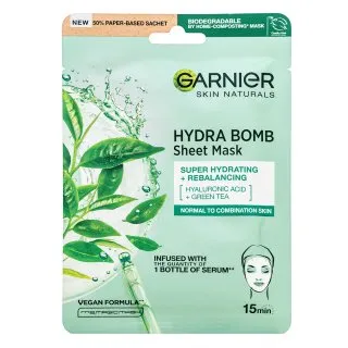 Garnier Skin Naturals Hydra Bomb Sheet Mask mască de curățare Super Hydrating + Rebalancing 28 g