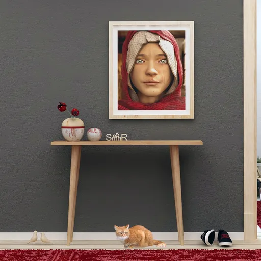 Bufet, Hanah Home, Desidero, 100x74x30 cm, Stejar