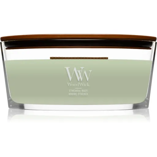 Woodwick Ethereal Haze lumânare parfumată cu fitil din lemn (hearthwick) 453.6 g
