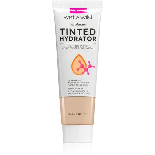 Wet n Wild BareFocus Tinted Hydrator lichid nuanțator pentru uniformizarea tenului culoare Fair 27 ml