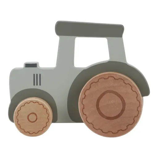 Little Dutch Little Farm Wooden Tractor jucarie din lemn 12 m+ 1 buc