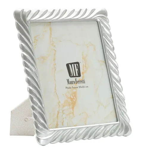 Rama foto Carvy, Mauro Ferretti, 20x25 cm, polirasina/sticla, argintiu
