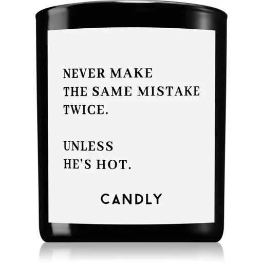 Candly & Co. Never make the same mistake twice lumânare parfumată 250 g