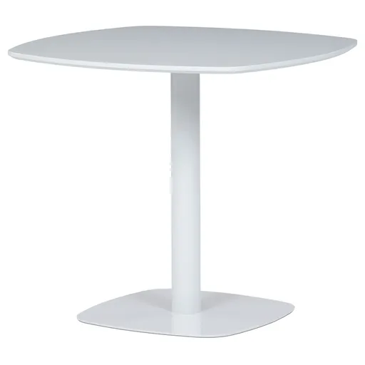 Masă de sufragerie 80 x 80 cm, albă, alb