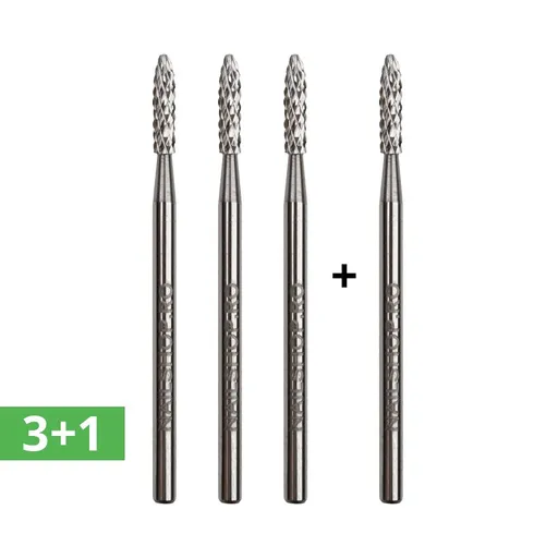 Set 3+1 gratis - bit carbid - baioneta subtire medie #211