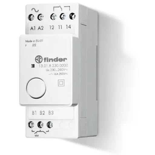 Releu pas cu pas, electronic, modular, alimentare 230...240VC.A., 1C, 16A, Finder 13.01.8.230.0000