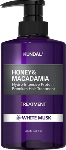KUNDAL Hydrointensive Protein Hair Treatment Miere & Macadamia White Musk (Treatment) 500 ml